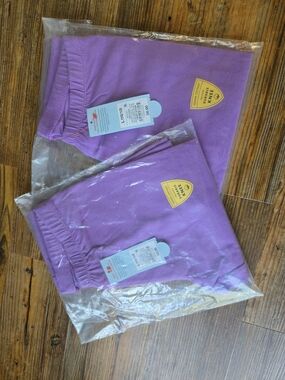 2 Pairs Brand New Cat & Jack Lavender Leggings - Girls Sz. L 10/12
